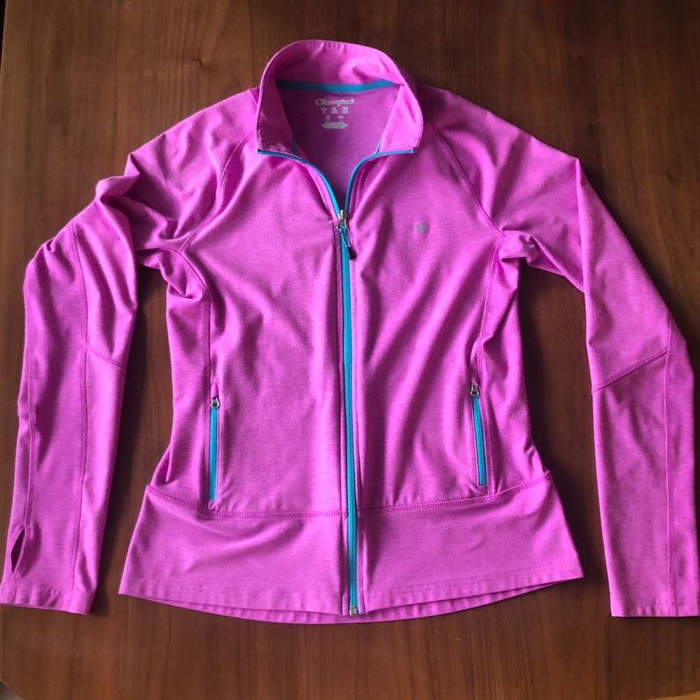 Champion Full-Zip Jacket in Barbie Pink, Ladies Size Medium *NWOT*